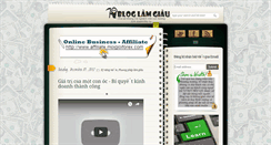 Desktop Screenshot of bloglamgiau.moigioiforex.com